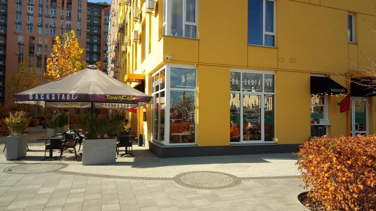 Positive Smile Studio Apartment In The Colorful Comfort Town Residental Complex. Kt-06. Kiev Eksteriør bilde