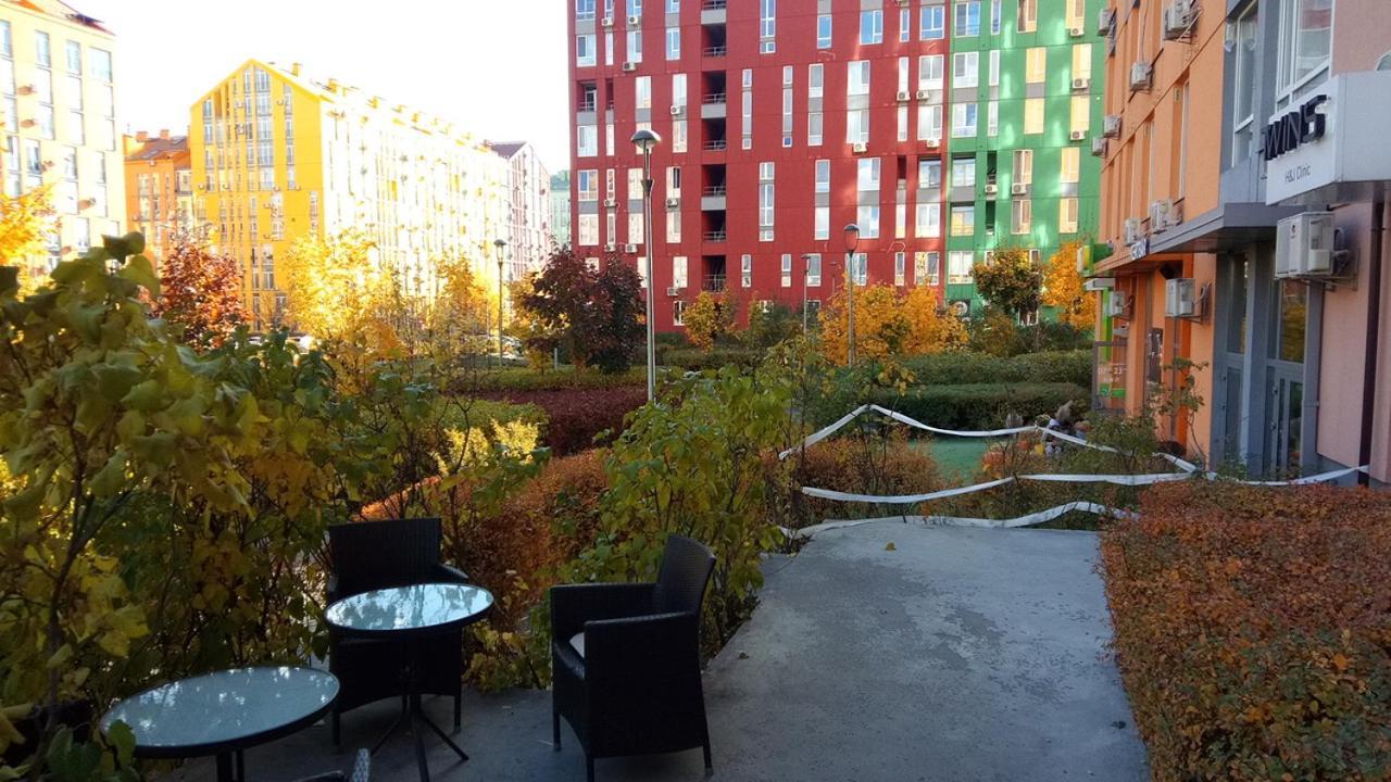 Positive Smile Studio Apartment In The Colorful Comfort Town Residental Complex. Kt-06. Kiev Eksteriør bilde