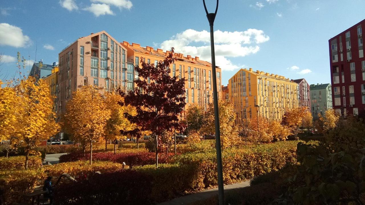 Positive Smile Studio Apartment In The Colorful Comfort Town Residental Complex. Kt-06. Kiev Eksteriør bilde
